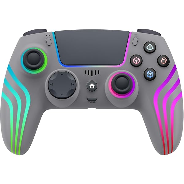 Amazon.com: MINSWC For PS5 Controller Wireless with RGB Lighting